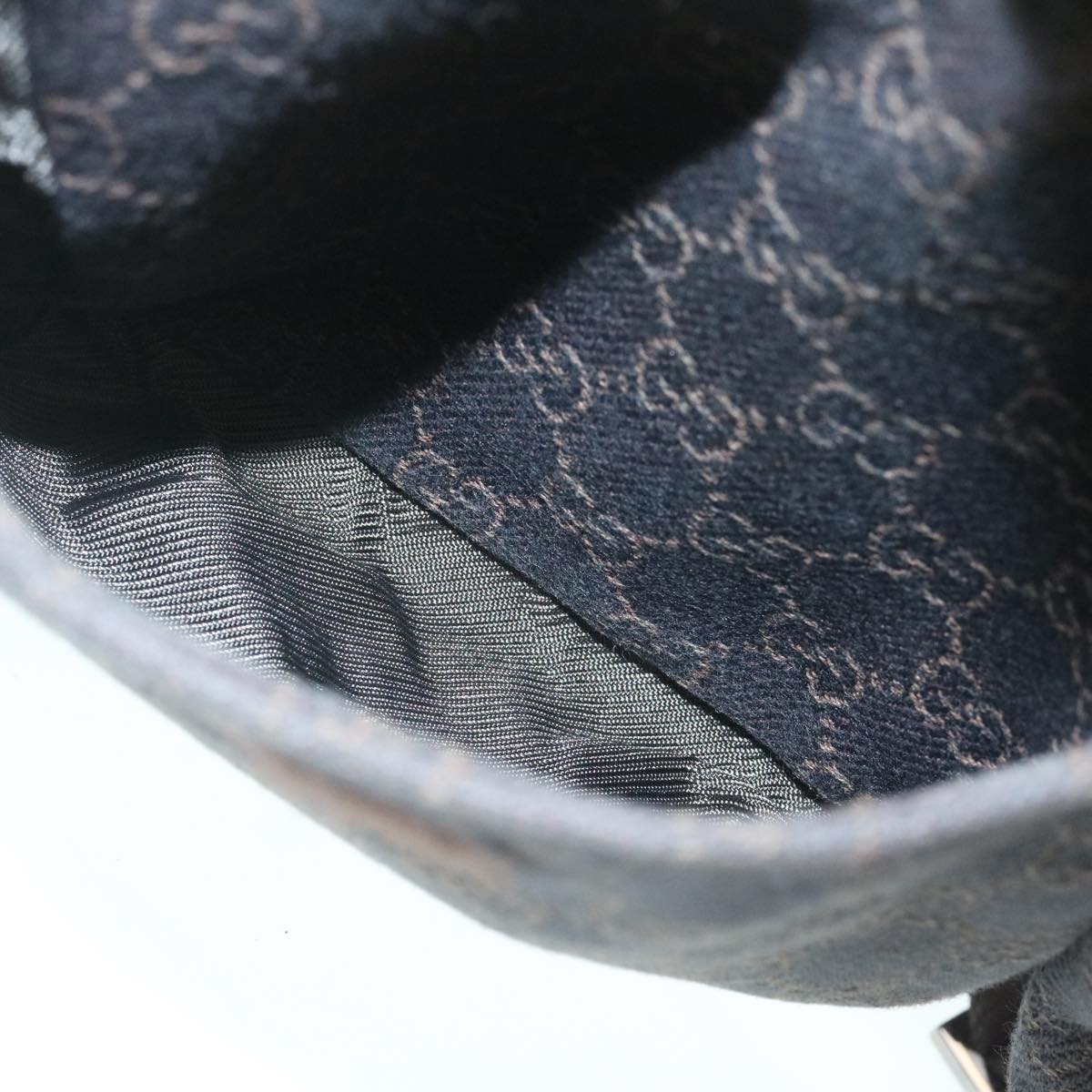 GUCCI GG Canvas Waist Bag Dark Brown 28566 35115