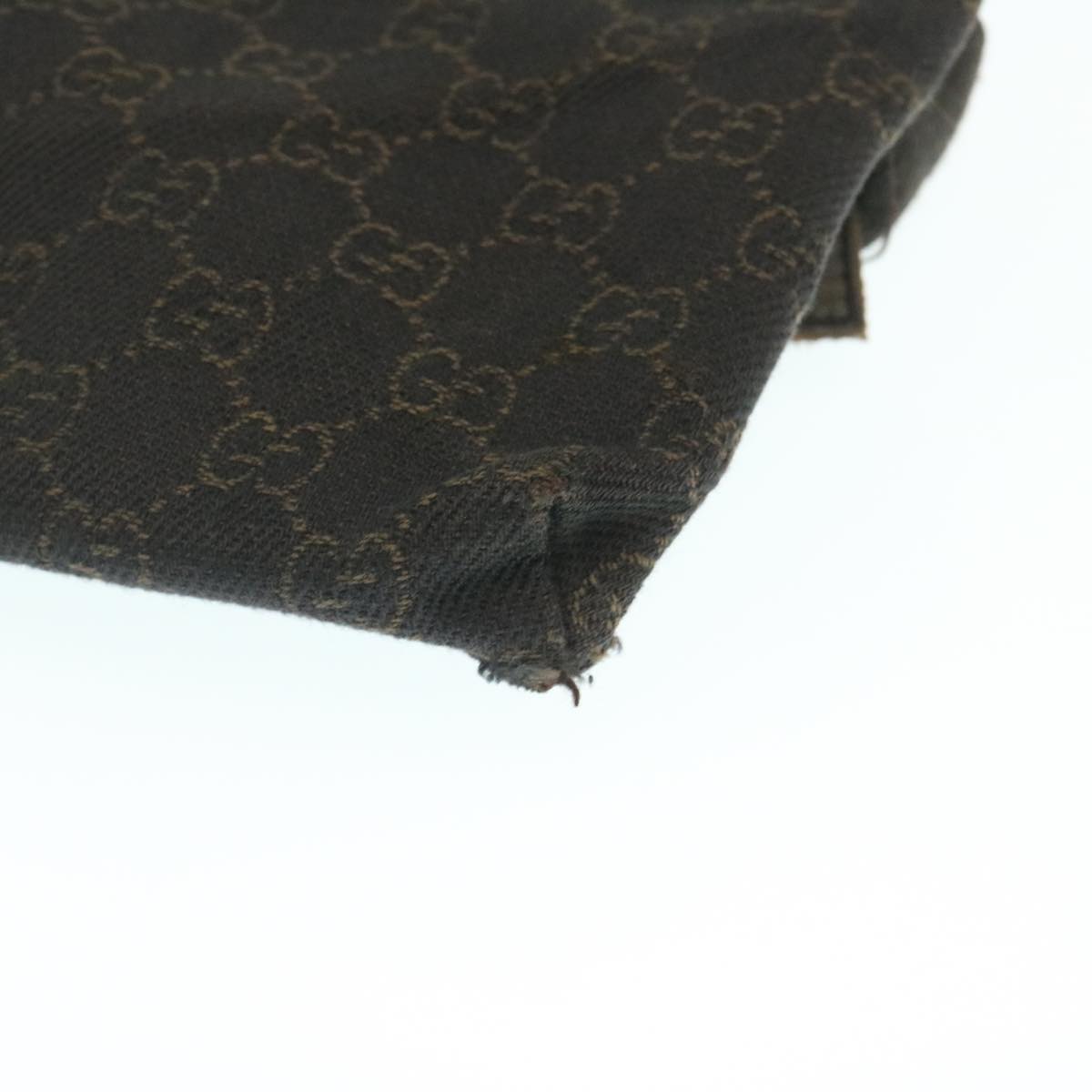 GUCCI GG Canvas Waist Bag Dark Brown 28566 35115