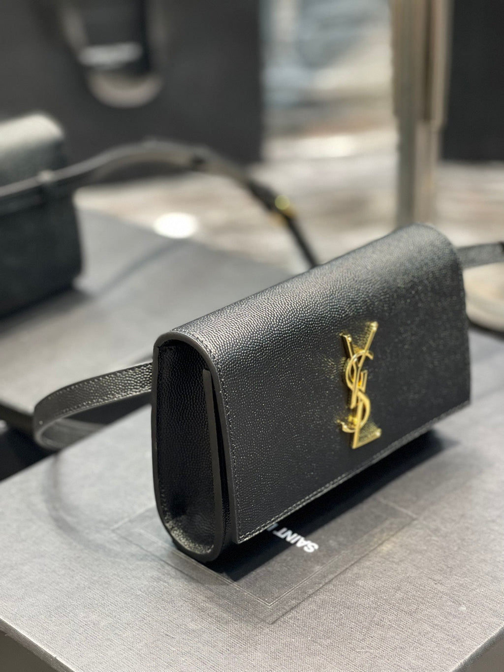 YSSL Kate Belt Bag Black For Women, Women’s Bags 7in/18cm YSL 534395BOW0J1000