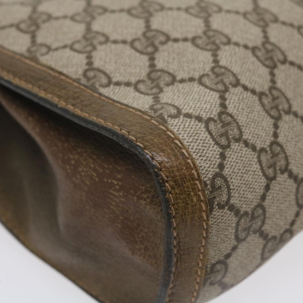 GUCCI GG Canvas Web Sherry Line Clutch Bag Beige Red Green 37-02-3839 ny155