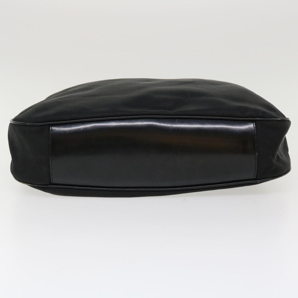 GUCCI Bamboo Hand Bag Nylon 2way Black 1998 ny202