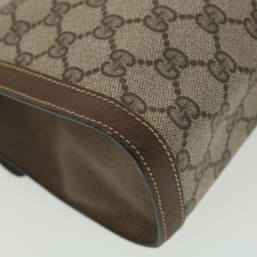 GUCCI GG Canvas Web Sherry Line Clutch Bag Beige Red Green 89.01.007 ny216