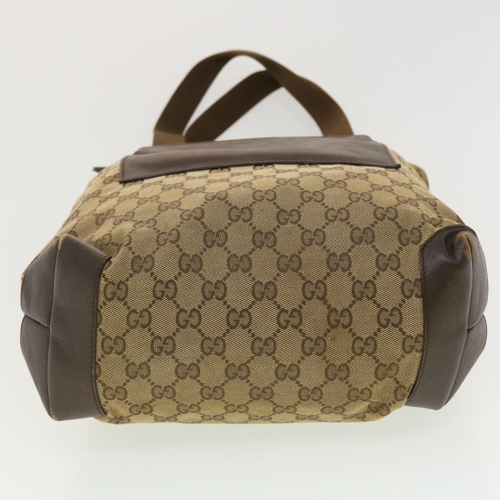 GUCCI GG Canvas Hand Bag Beige 019.0401 002058 ny236