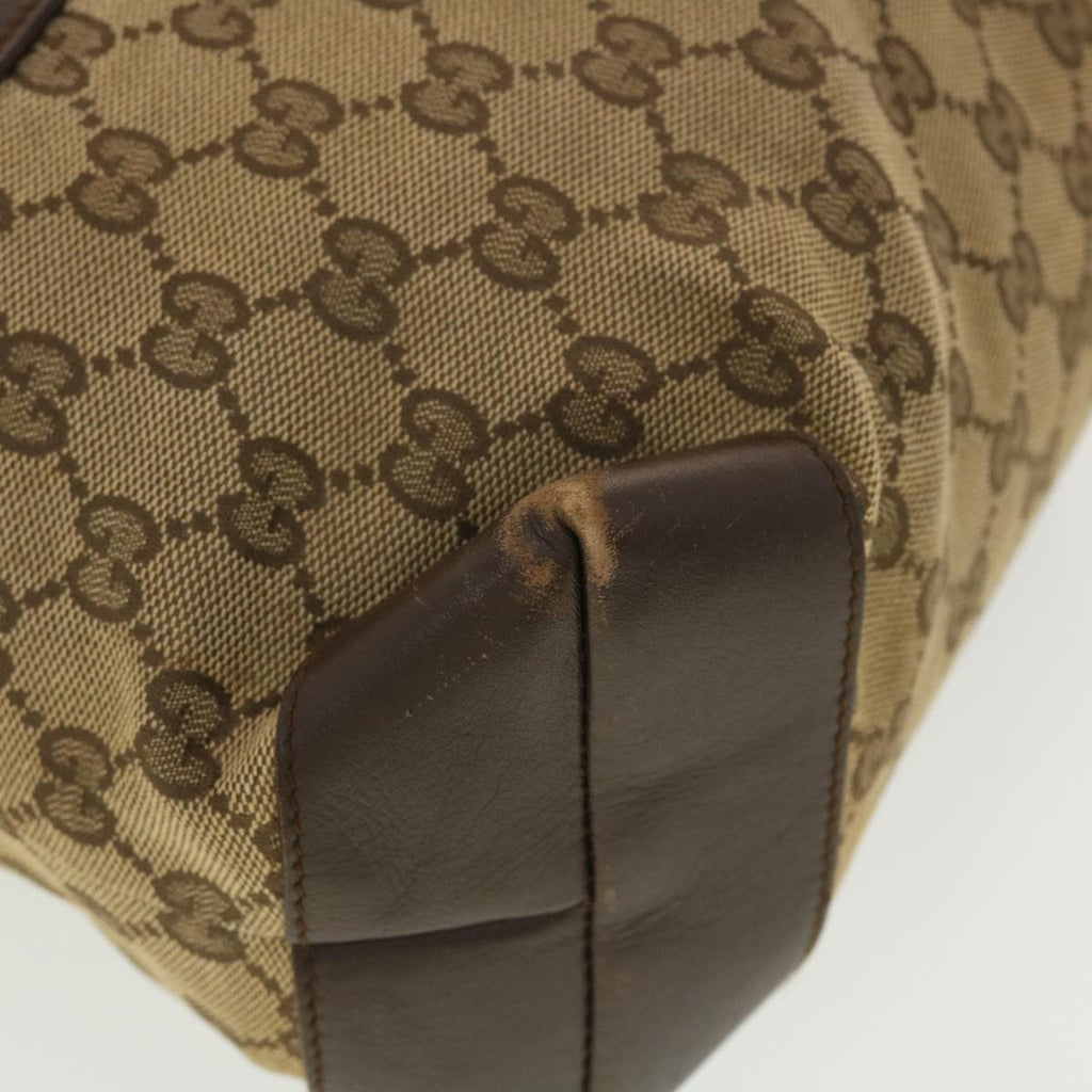 GUCCI GG Canvas Hand Bag Beige 019.0401 002058 ny236