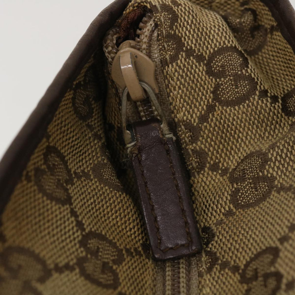 GUCCI GG Canvas Hand Bag Beige 019.0401 002058 ny236