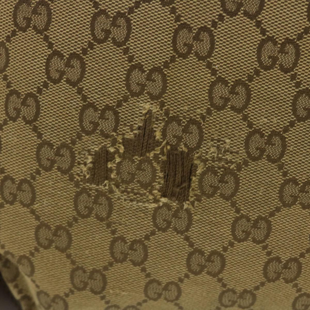 GUCCI GG Canvas Hand Bag Beige 019.0401 002058 ny236