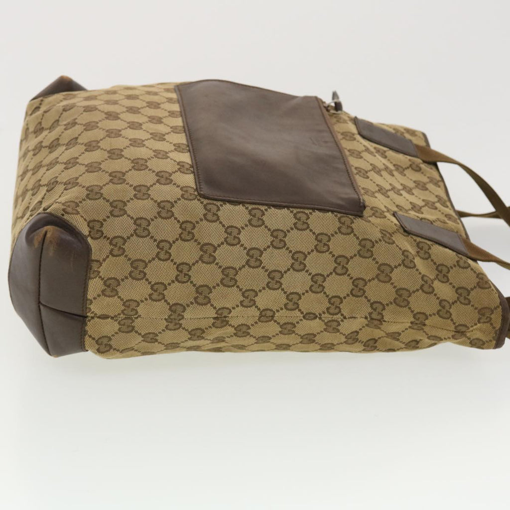 GUCCI GG Canvas Hand Bag Beige 019.0401 002058 ny236