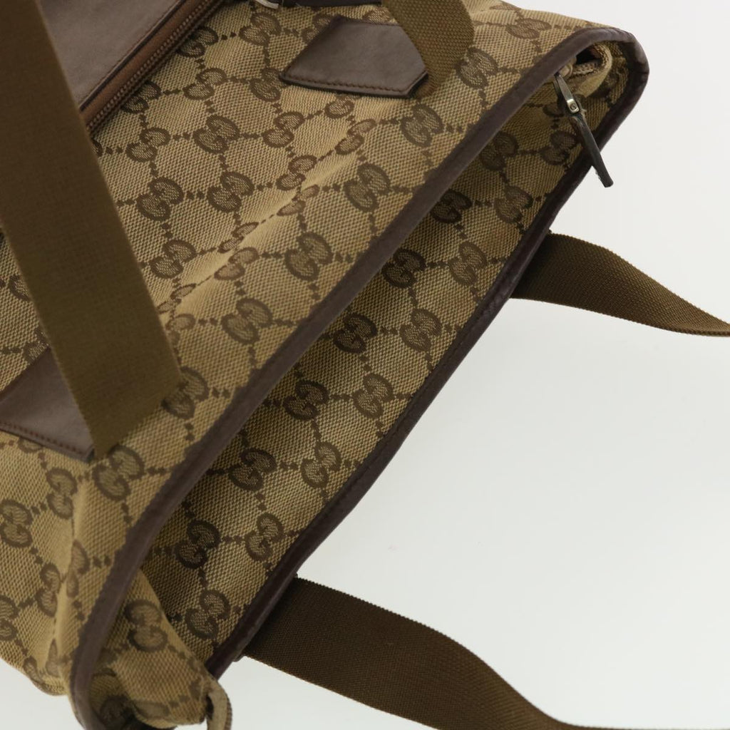 GUCCI GG Canvas Hand Bag Beige 019.0401 002058 ny236