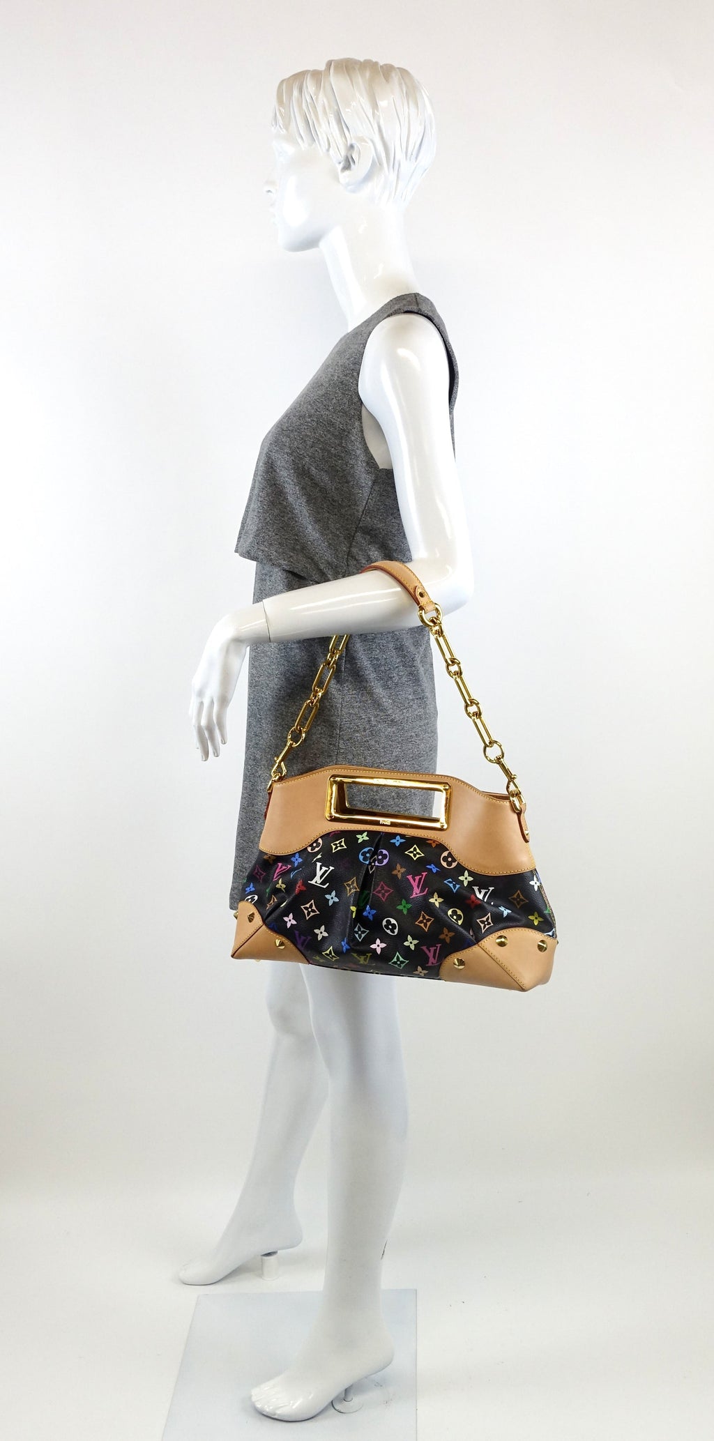 Louis Vuitto Judy MM Multicoloured Monogram Canvas Handbag