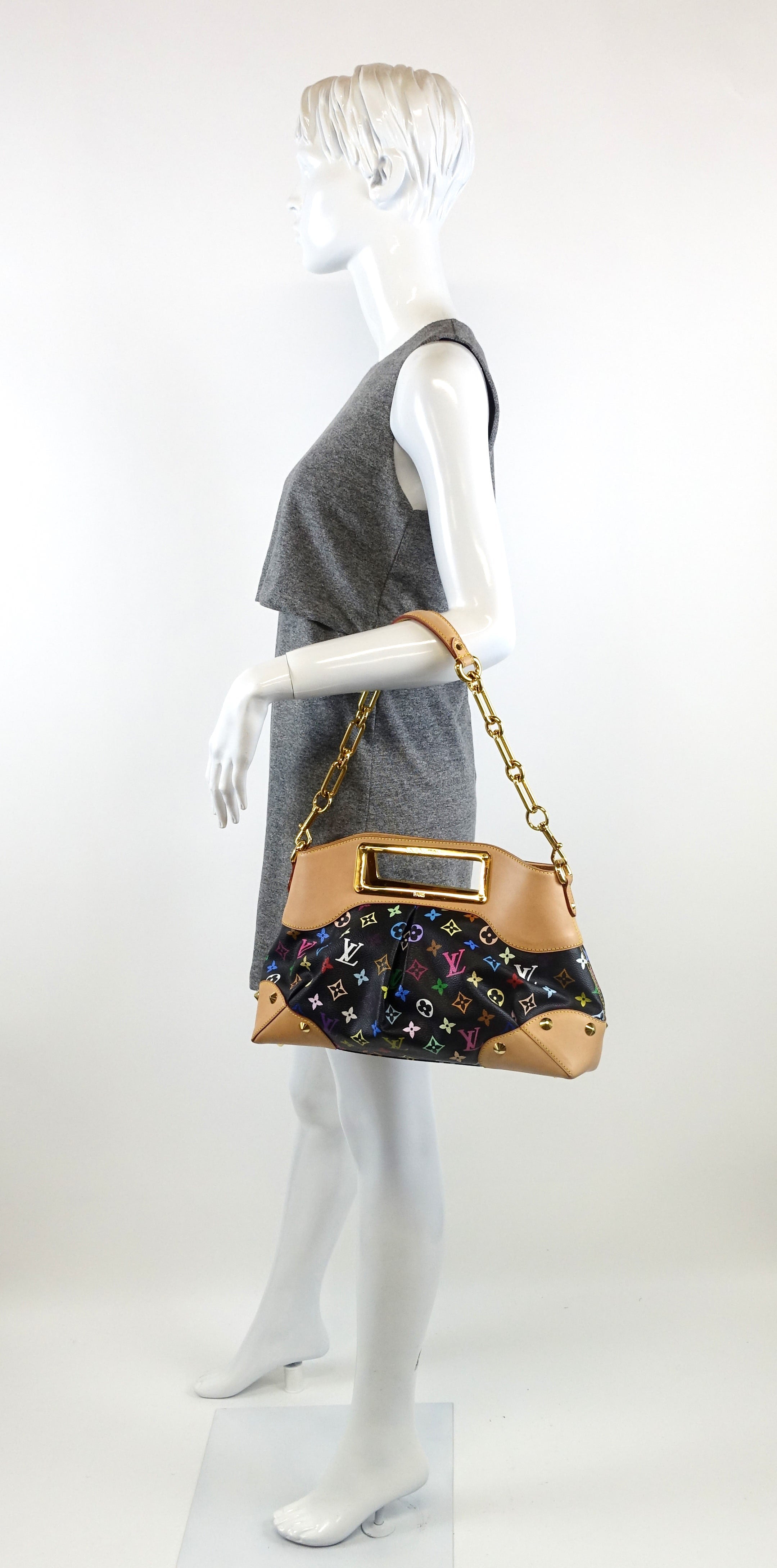 Louis Vuitto Judy MM Multicoloured Monogram Canvas Handbag