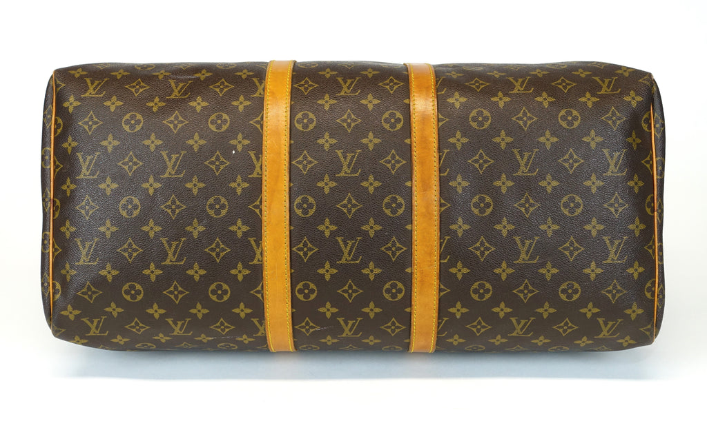 Louis Vuitto Vintage Keepall 55 Monogram Canvas Travel Bag