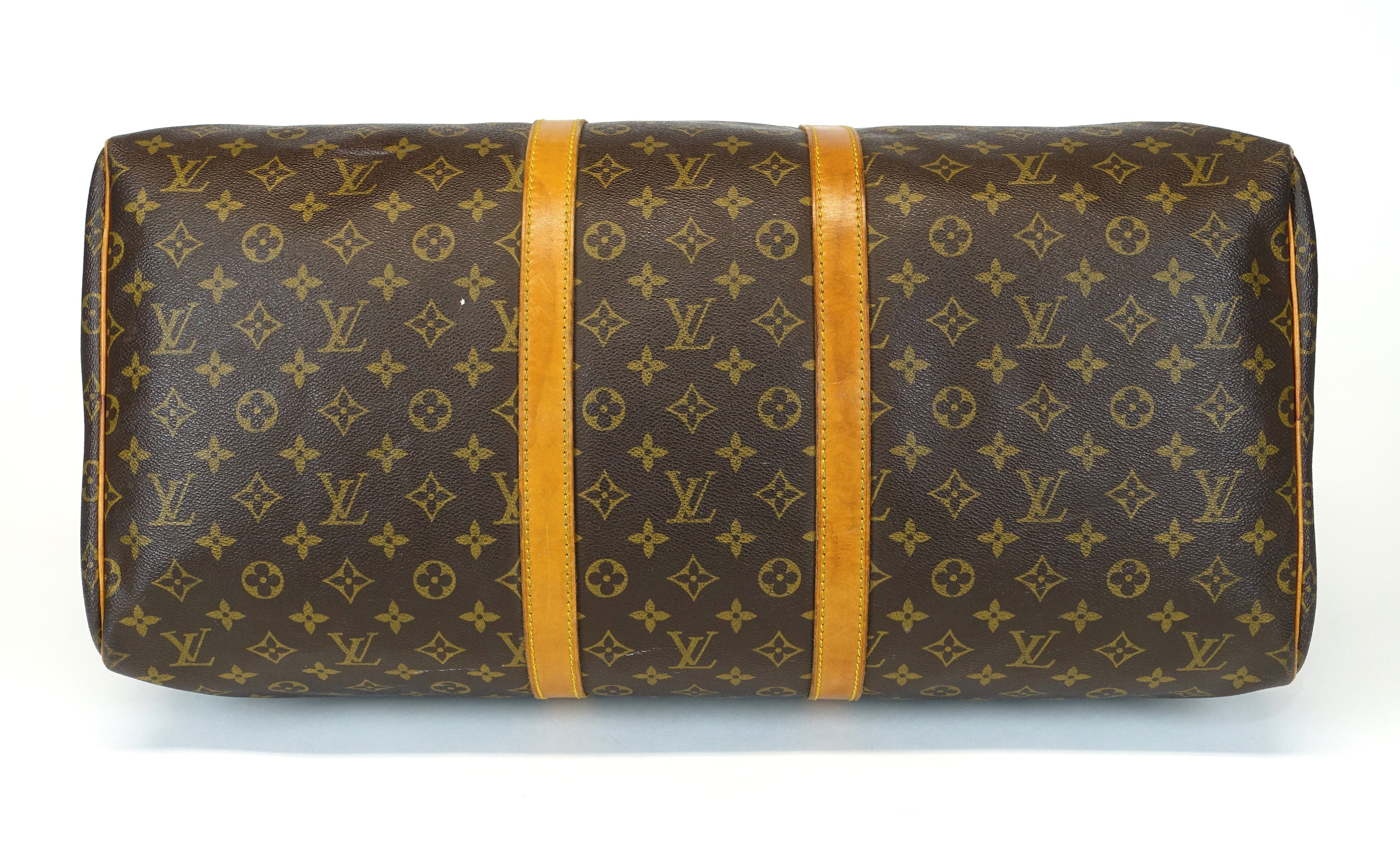 Louis Vuitto Vintage Keepall 55 Monogram Canvas Travel Bag