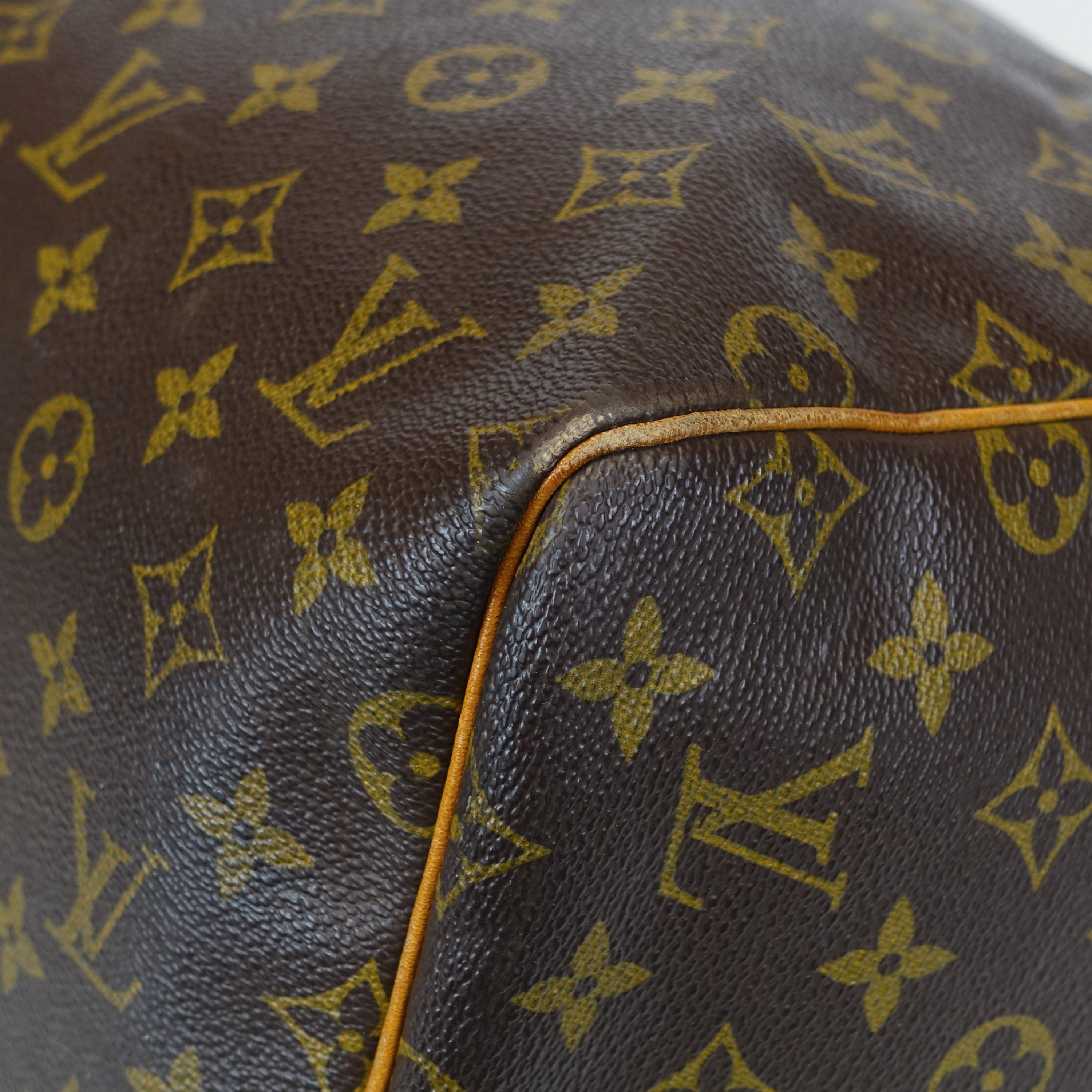 Louis Vuitto Vintage Keepall 55 Monogram Canvas Travel Bag