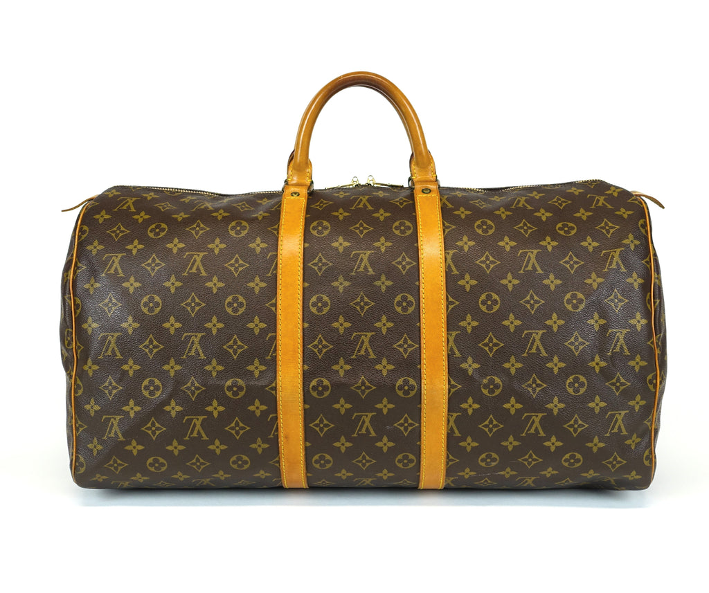 Louis Vuitto Vintage Keepall 55 Monogram Canvas Travel Bag