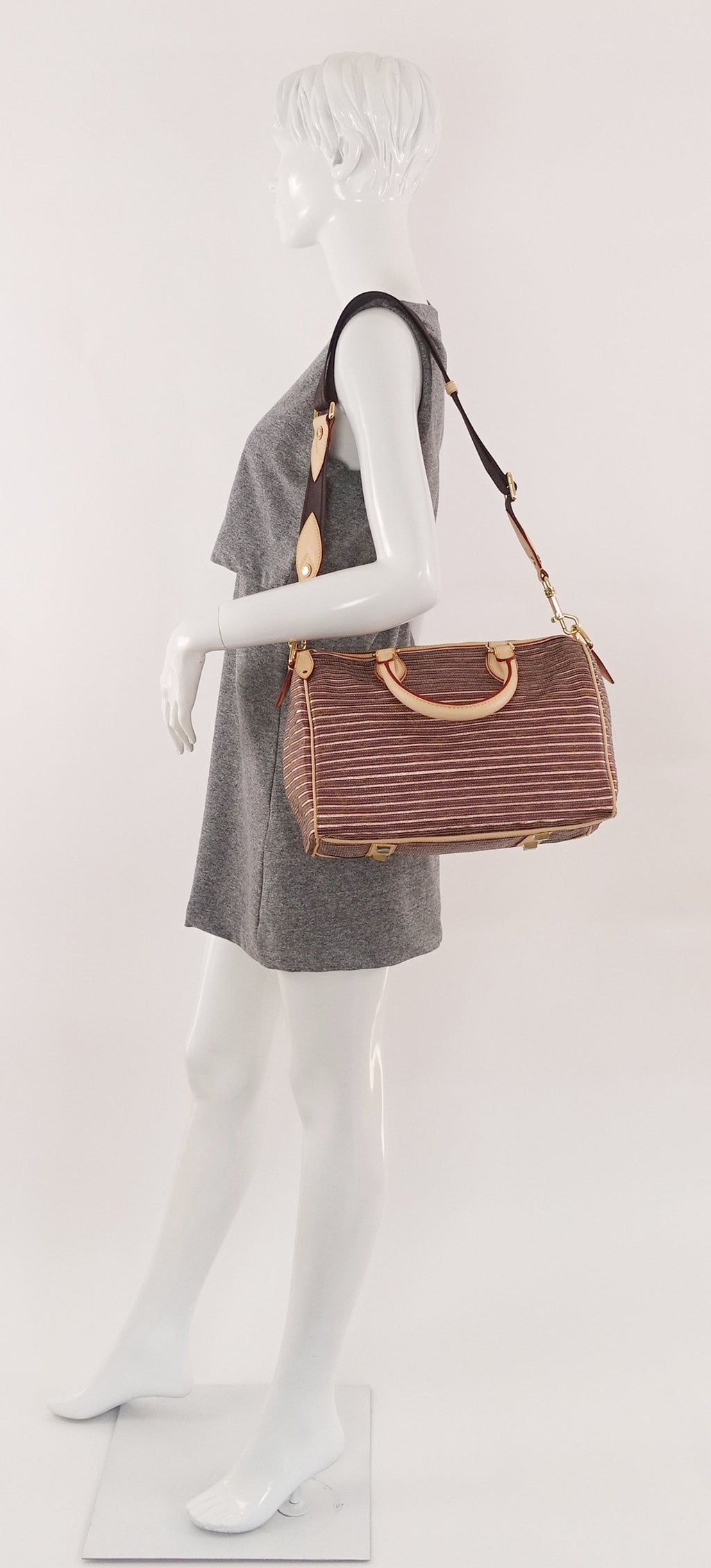 Louis Vuitto Eden Speedy Bandouliere 30 Canvas Handbag - 2010 Limited Edition