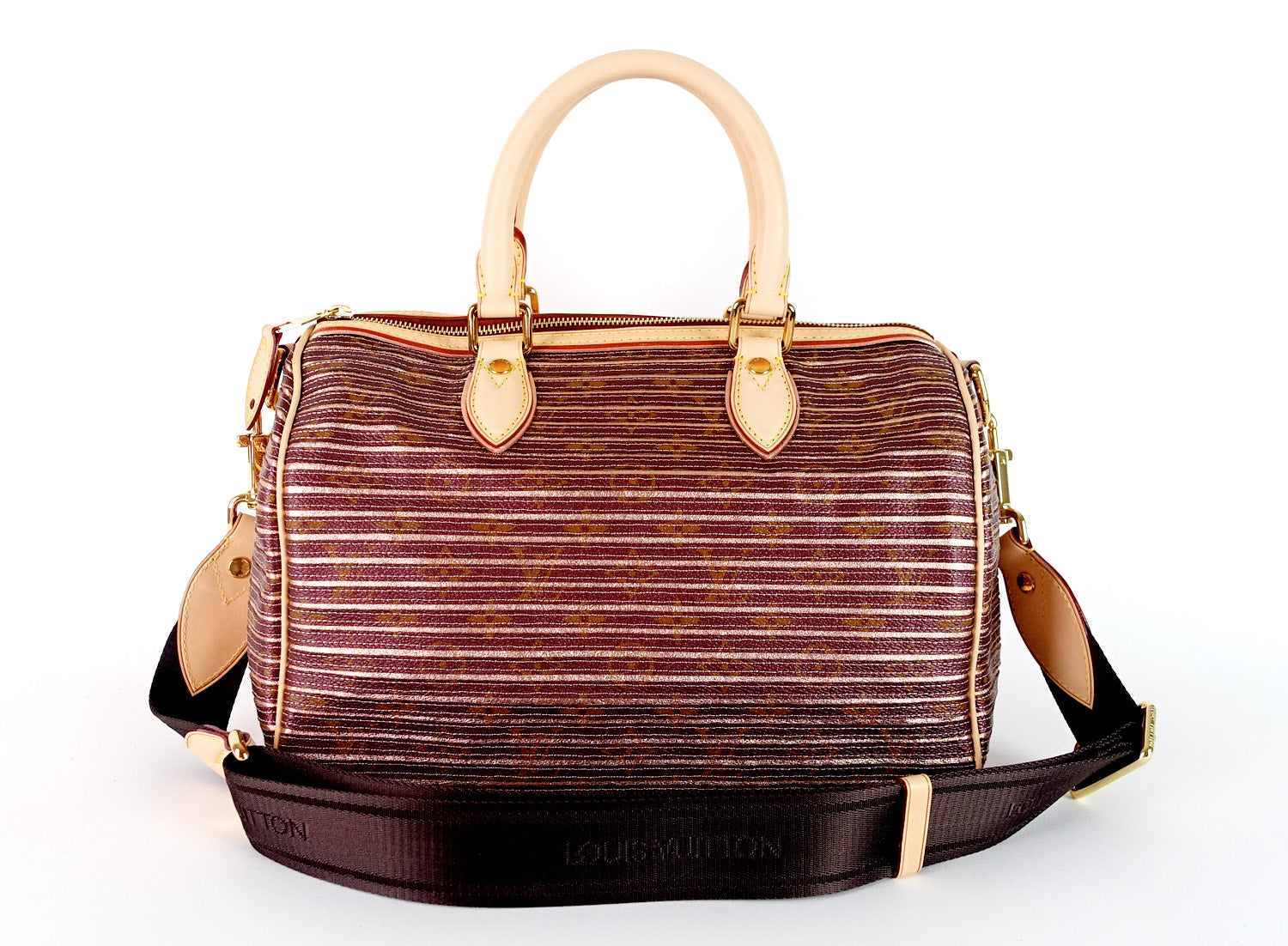 Louis Vuitto Eden Speedy Bandouliere 30 Canvas Handbag - 2010 Limited Edition