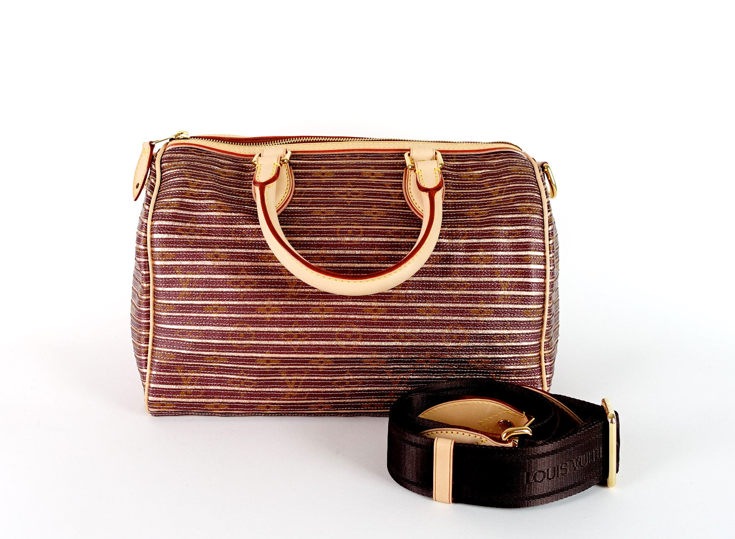 Louis Vuitto Eden Speedy Bandouliere 30 Canvas Handbag - 2010 Limited Edition