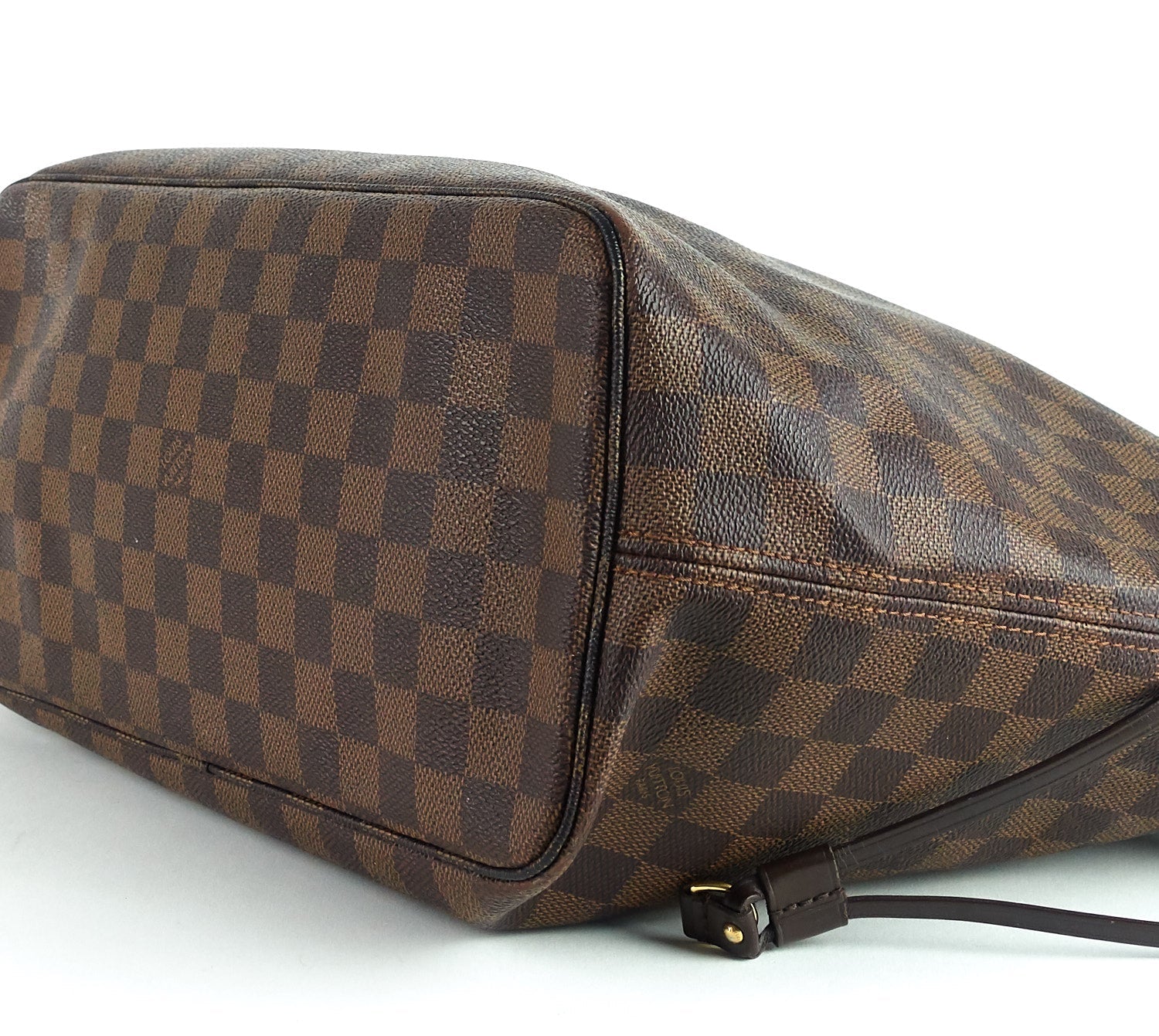 Louis Vuitto Neverfull MM Damier EbÃ¨ne Canvas Tote Bag