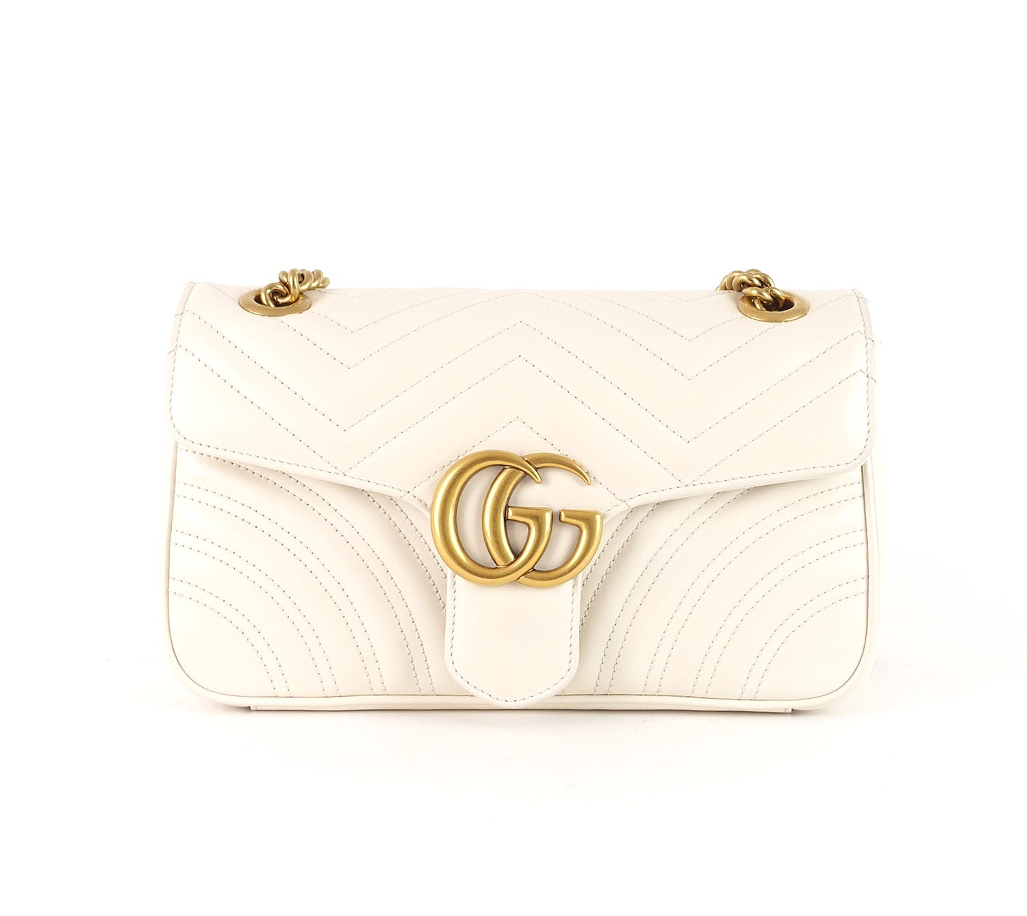 Gucci Marmont Matelasse Chevron Leather Small Bag