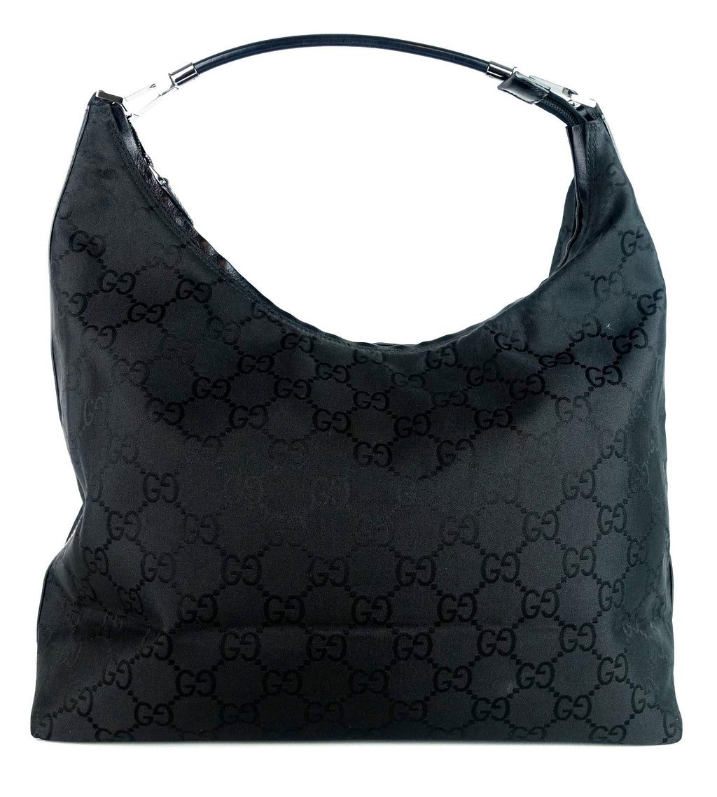Gucci Monogram Canvas Hobo Bag