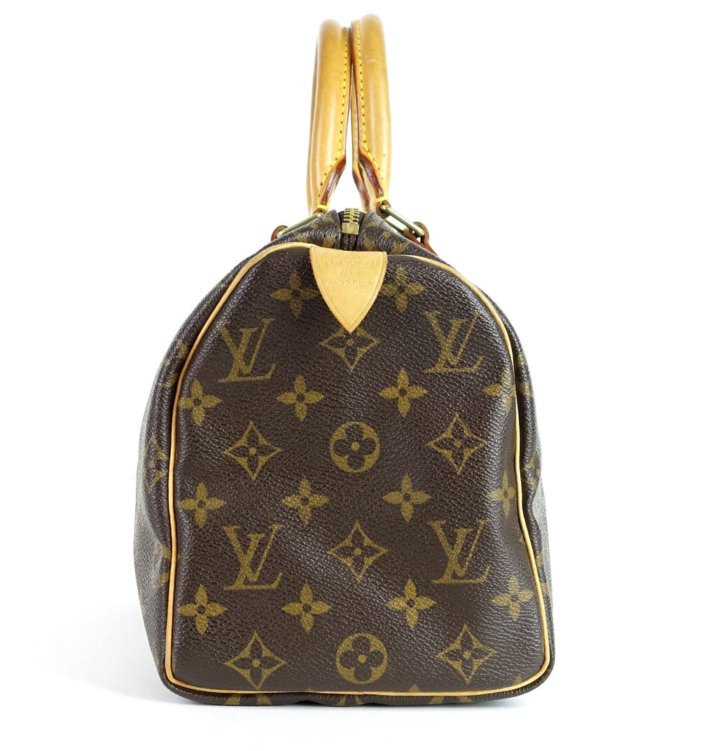 Louis Vuitto Speedy 25 Monogram Canvas Handbag