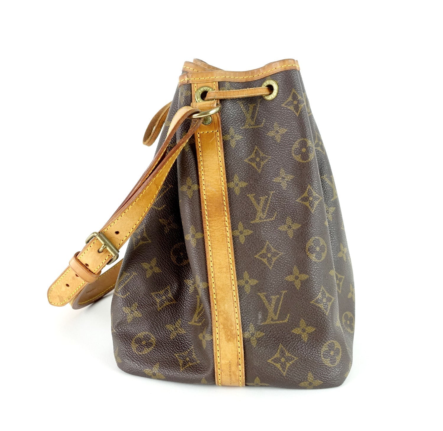 Louis Vuitto Petite Noe Monogram Canvas Bag