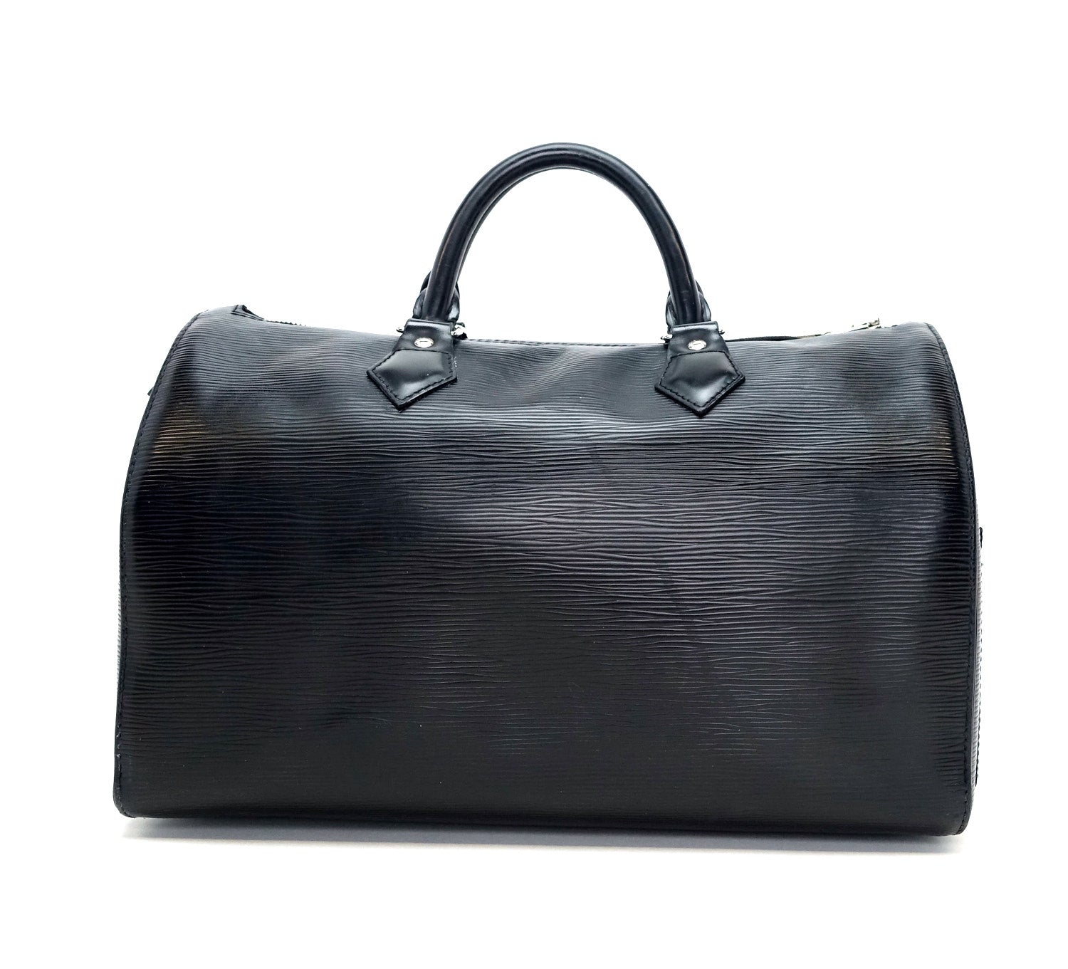 Louis Vuitto Speedy 30 Black Epi Leather Handbag