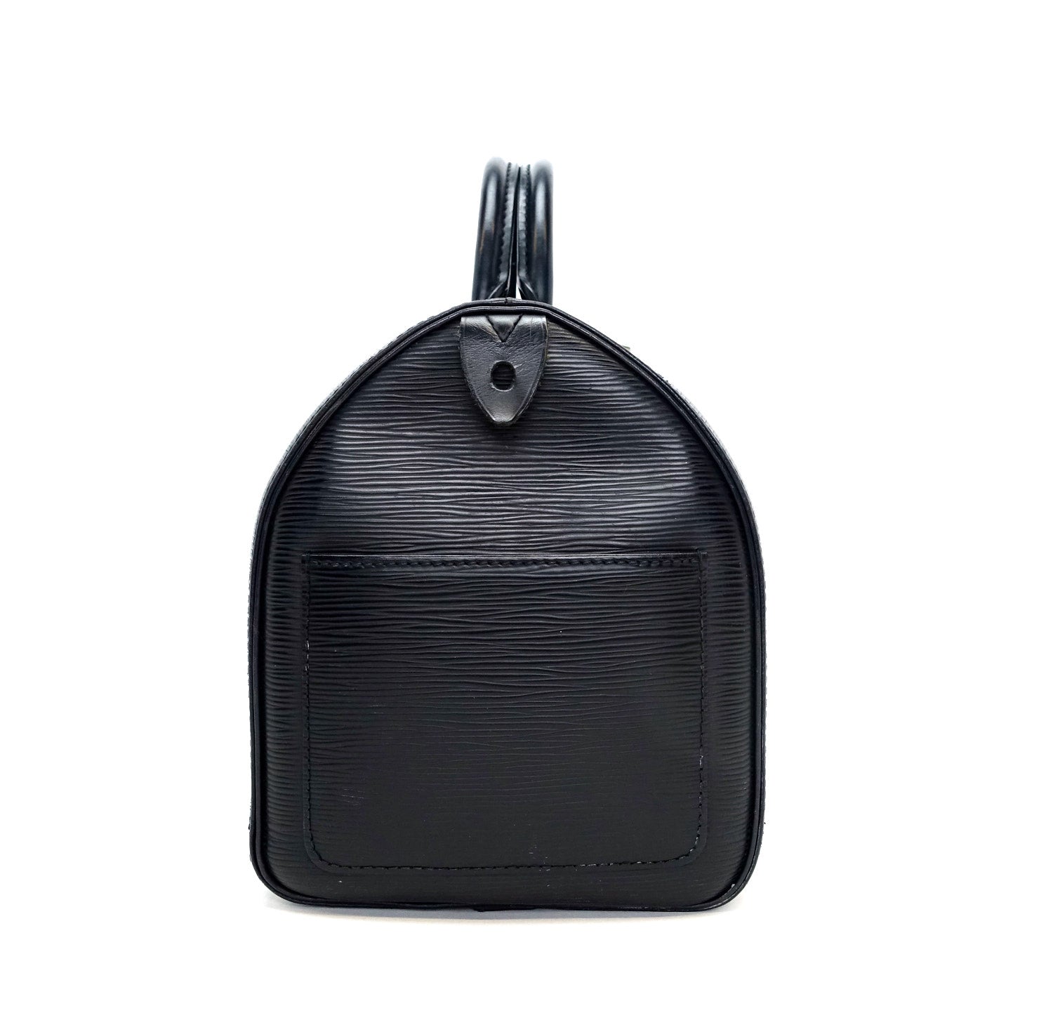 Louis Vuitto Speedy 30 Black Epi Leather Handbag