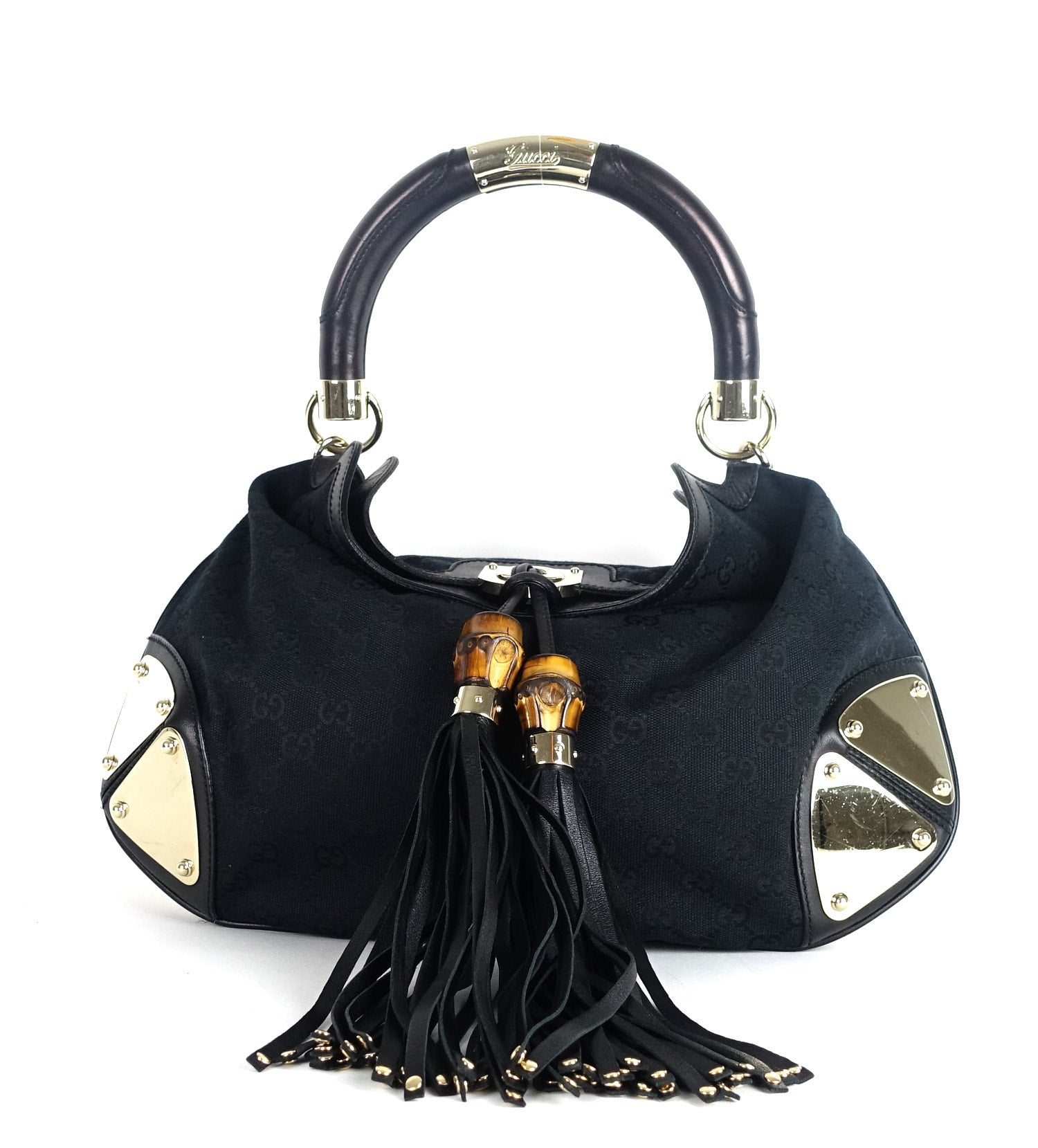 Gucci Babouska Indy Medium Monogram Canvas Bag