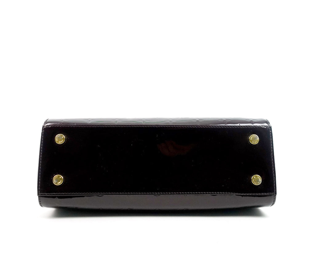 Louis Vuitto Brea MM Amarante Vernis Leather Handbag