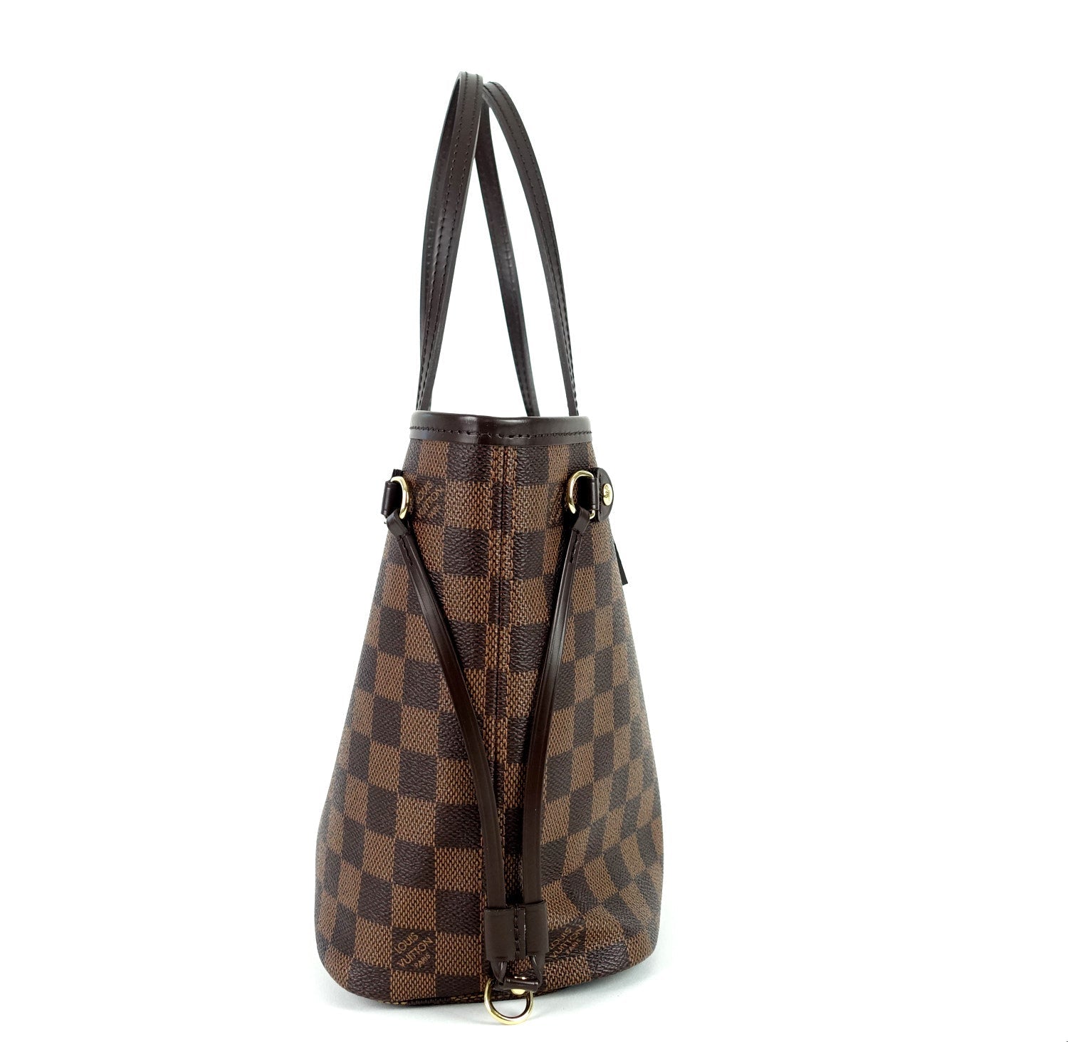 Louis Vuitto Neverfull PM Damier EbÃ¨ne Canvas Shoulder Bag