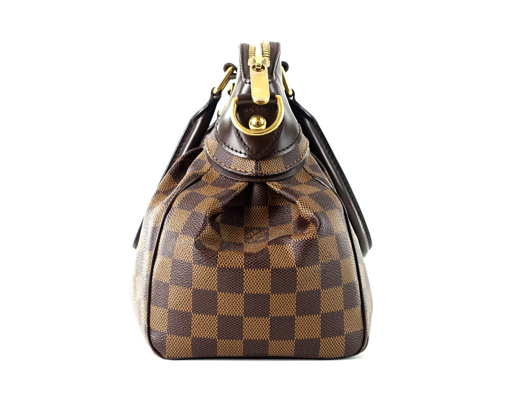 Louis Vuitto Trevi PM Damier Ebene Canvas Handbag