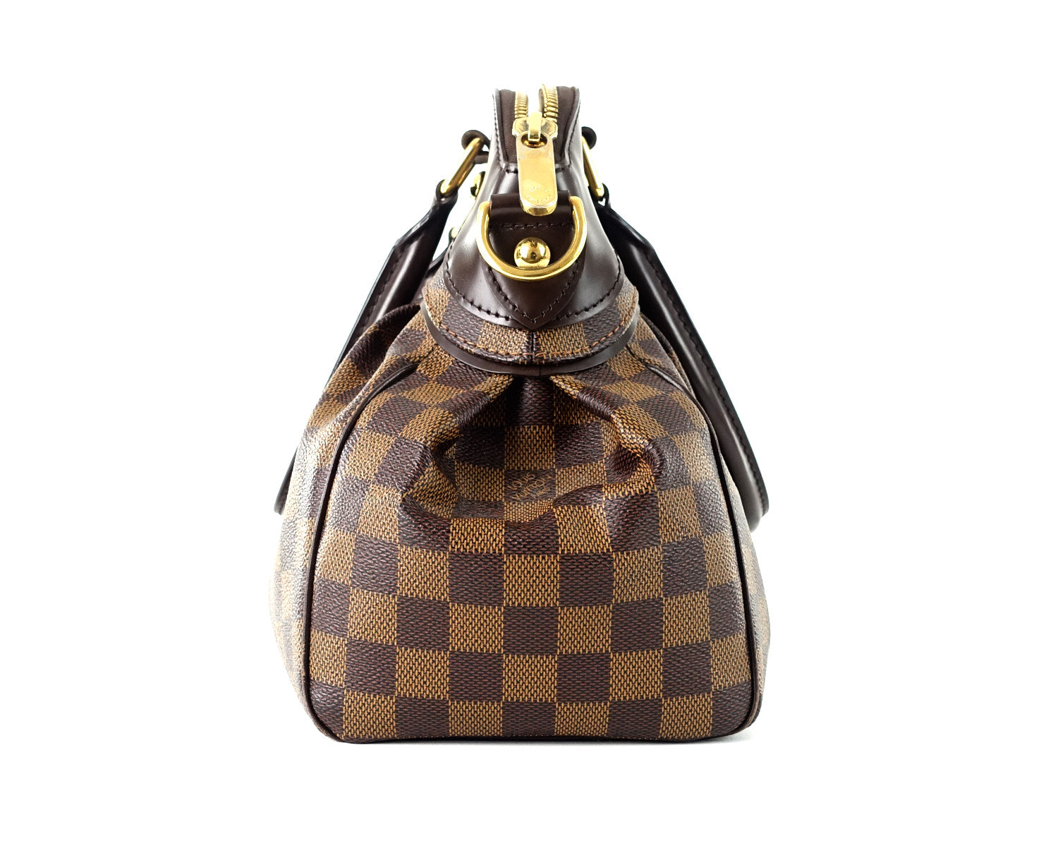 Louis Vuitto Trevi PM Damier Ebene Canvas Handbag