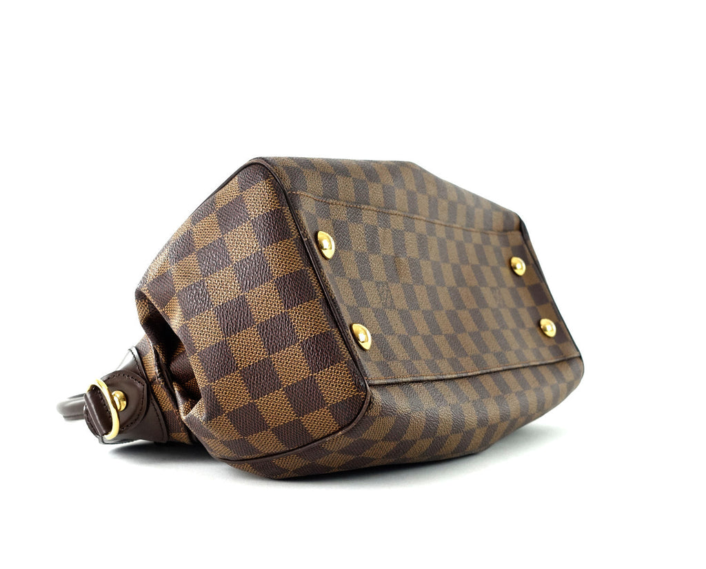 Louis Vuitto Trevi PM Damier Ebene Canvas Handbag