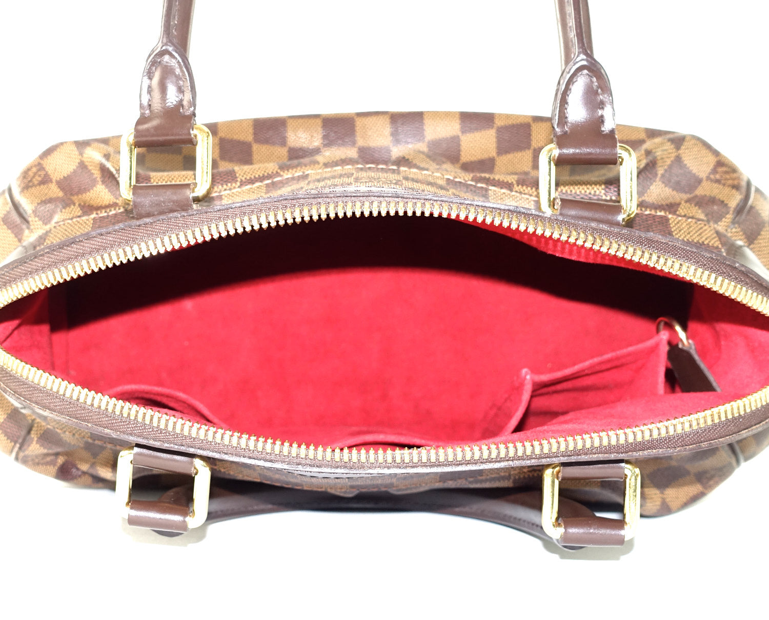 Louis Vuitto Trevi PM Damier Ebene Canvas Handbag