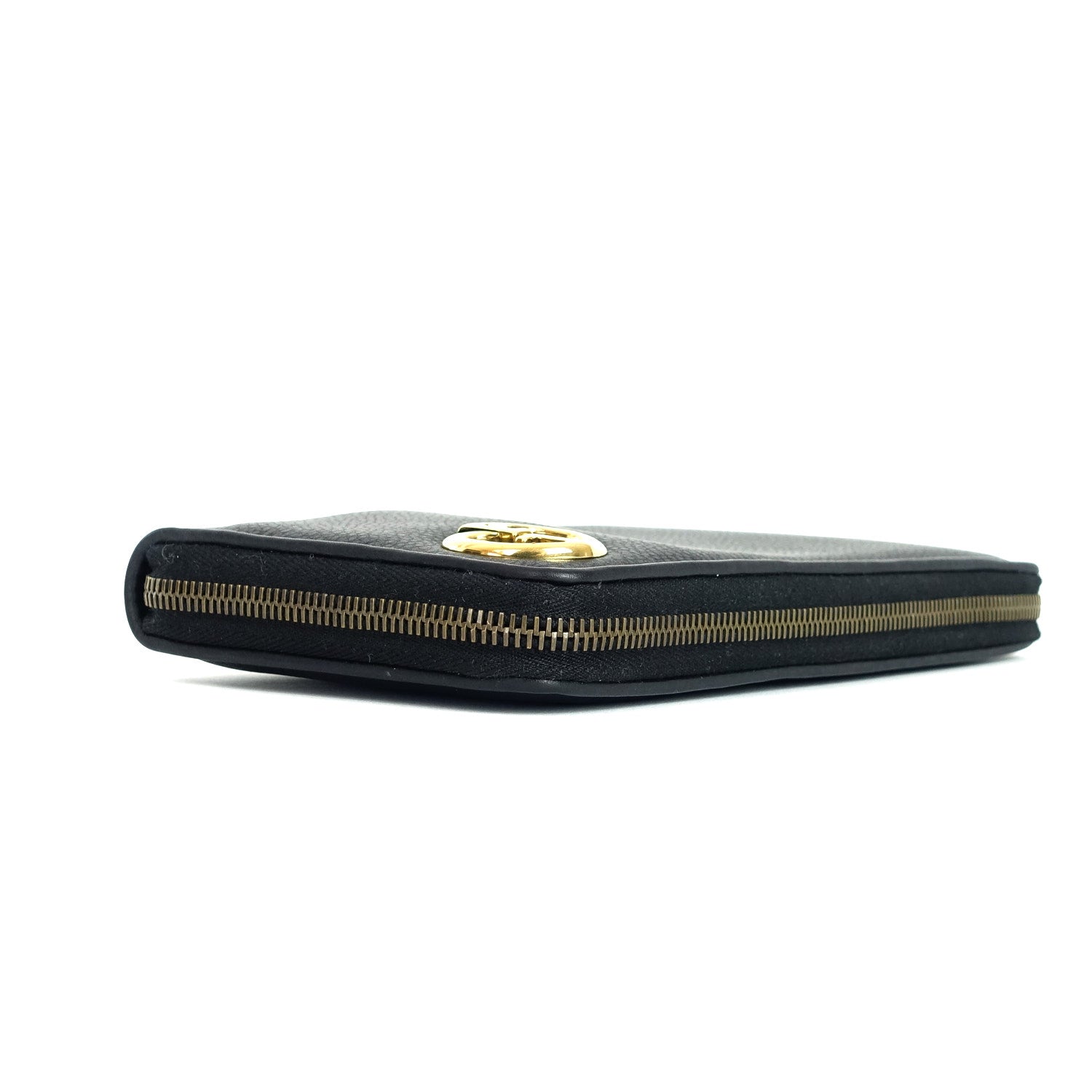Gucci 1973 Calf Leather Zip Around Wallet