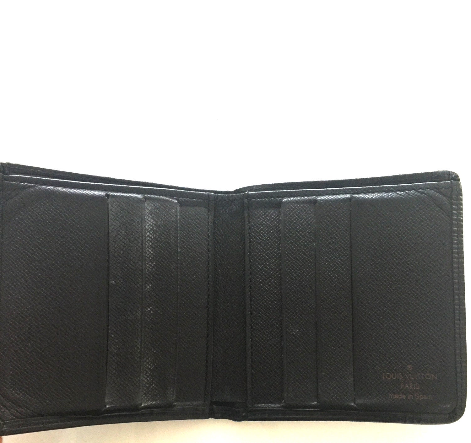 Louis Vuitto Petit Noe Black Epi Leather Bag with Wallet