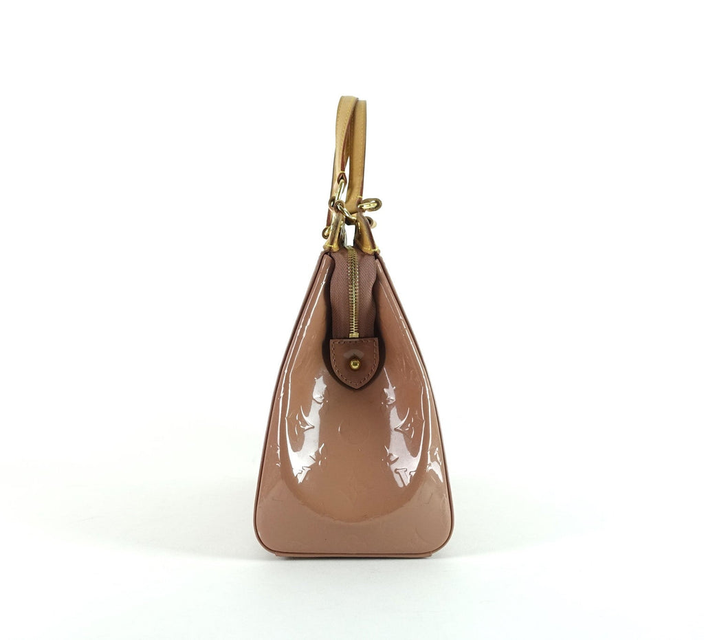 Louis Vuitto Brea MM Monogram Vernis Leather Handbag