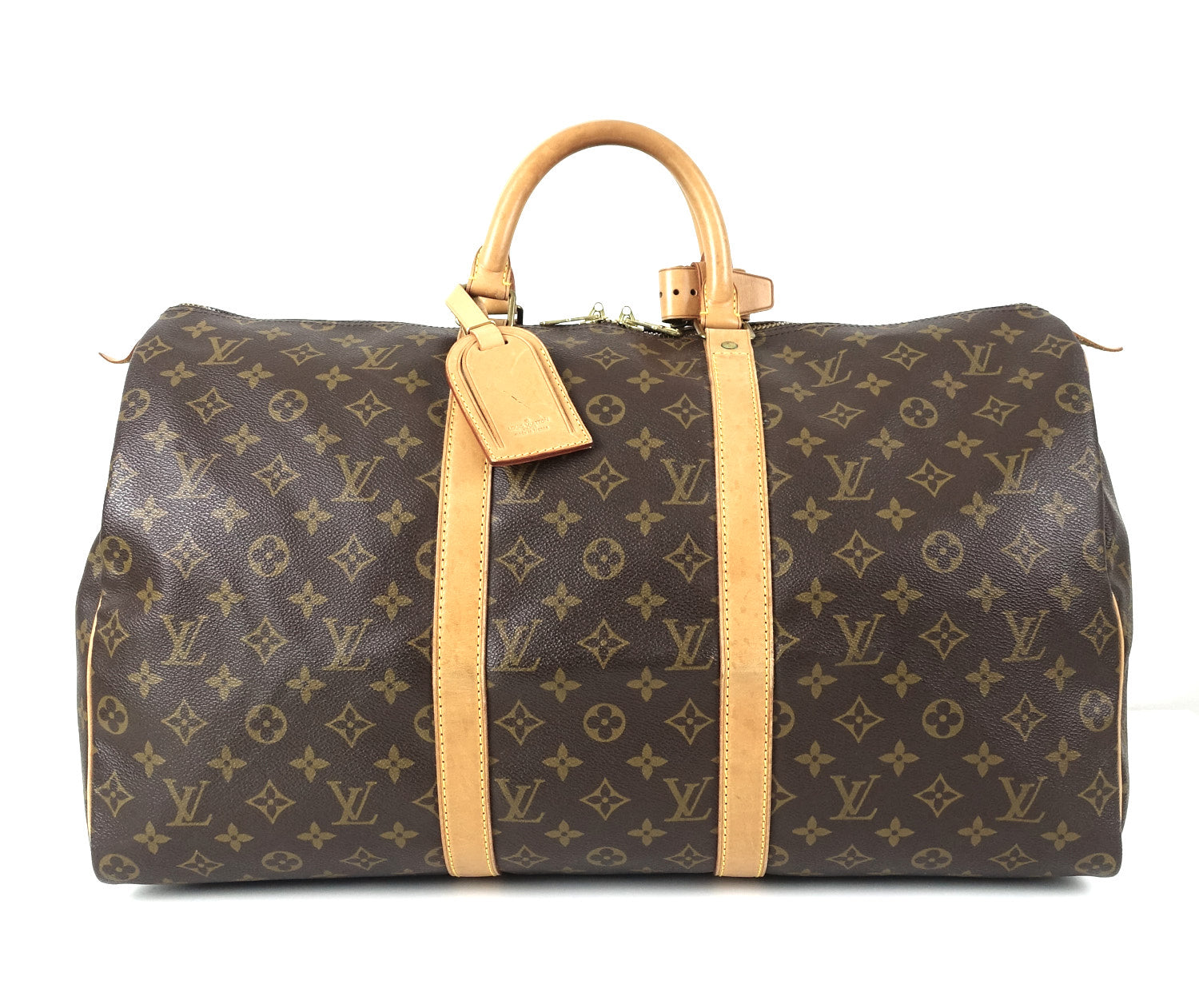 Louis Vuitto Keepall 50 Monogram Canvas Travel Bag