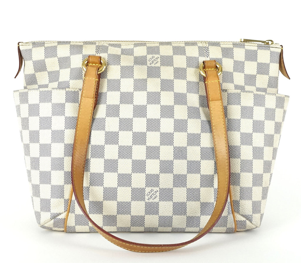 Louis Vuitto Totally PM Damier Azur Canvas Shoulder Bag