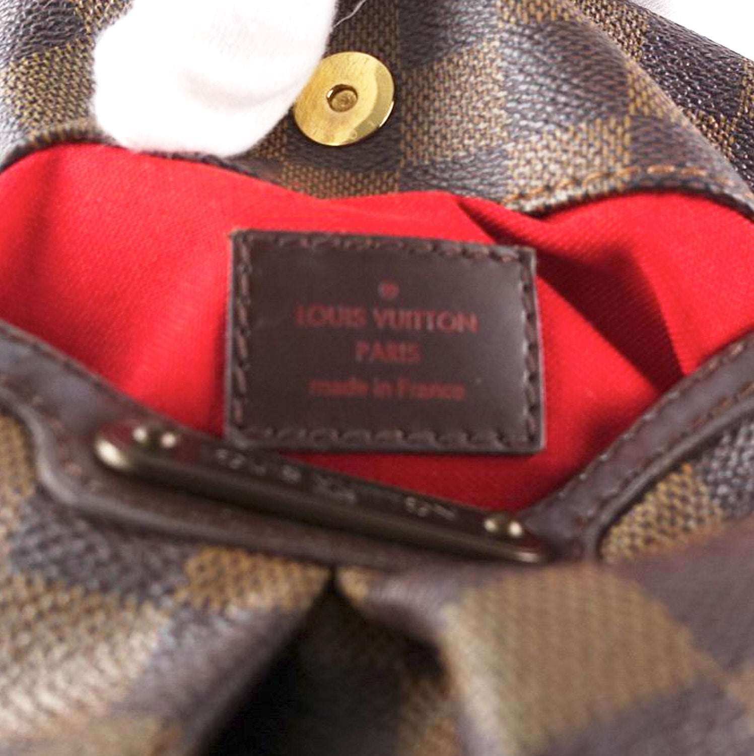 Louis Vuitto Bloomsbury PM Damier Ebene Canvas Bag
