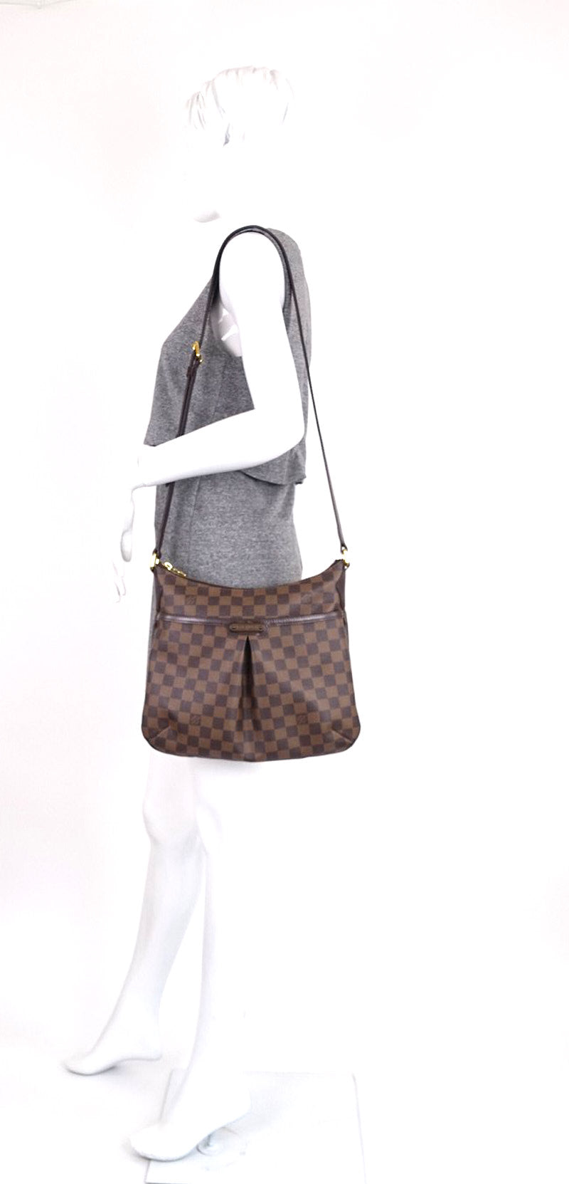 Louis Vuitto Bloomsbury PM Damier Ebene Canvas Bag