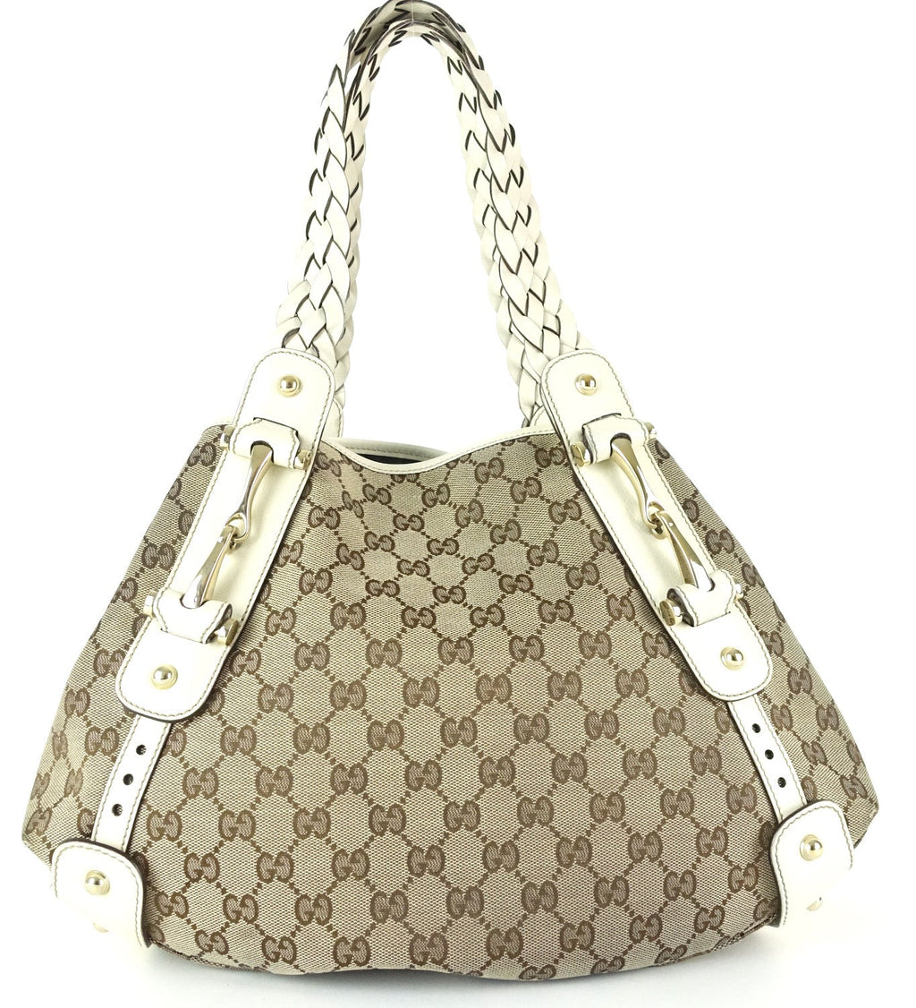 Gucci Pelham Monogram Canvas Hobo Bag