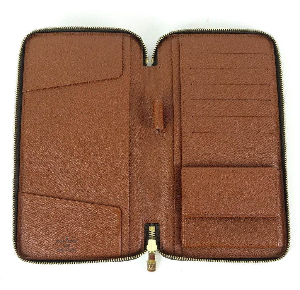 Louis Vuitto Monogram Canvas Organizer de Voyage Travel Wallet