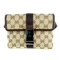 Gucci Monogram Canvas Belt Bag