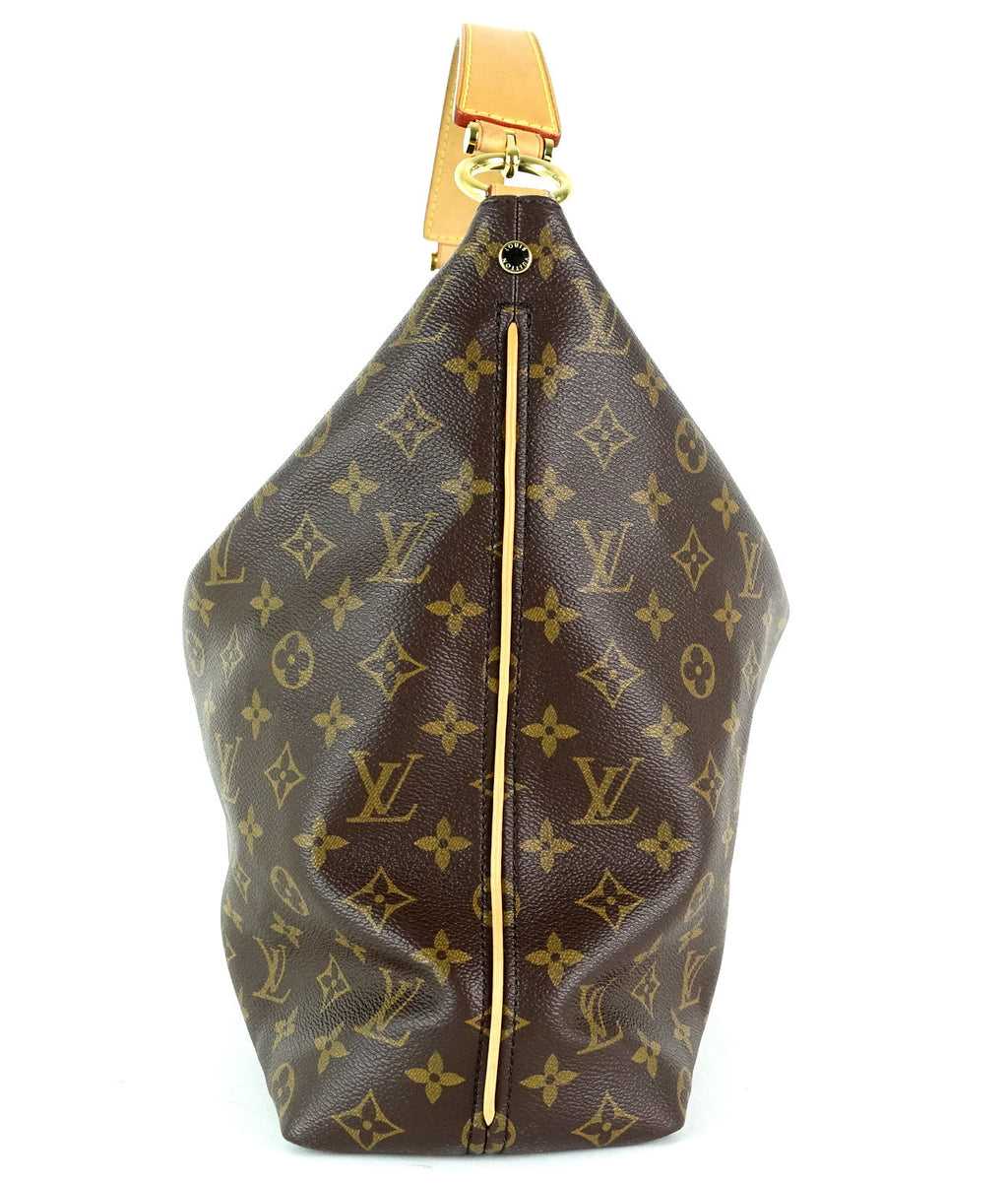 Louis Vuitto Sully MM Monogram Canvas Shoulder Bag