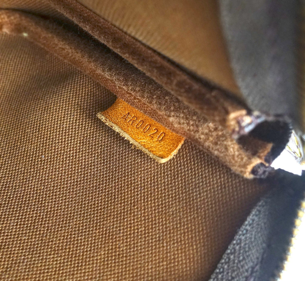 Louis Vuitto Pochette Accessoires Monogram Canvas Bag with Long Strap