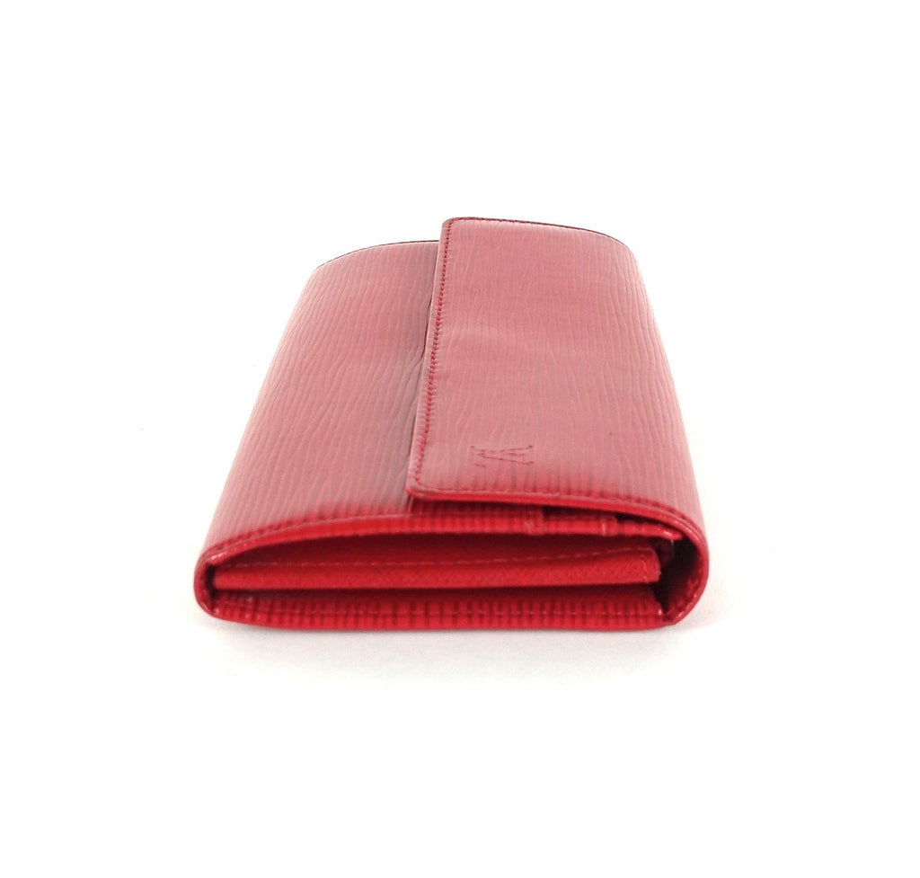Louis Vuitto Sarah Red Epi Leather Wallet