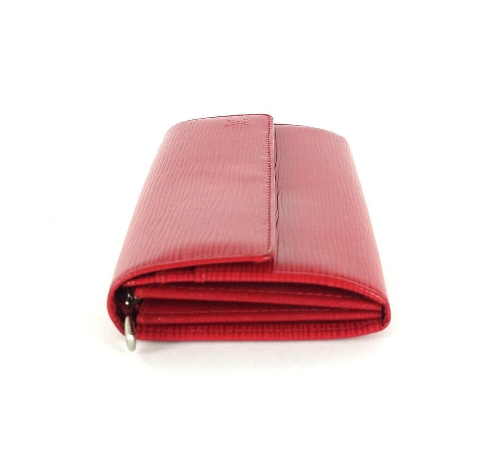 Louis Vuitto Sarah Red Epi Leather Wallet