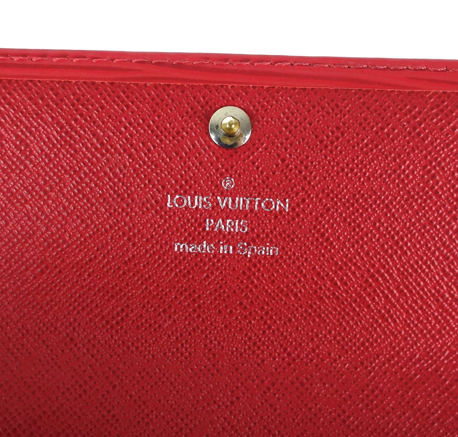 Louis Vuitto Sarah Red Epi Leather Wallet